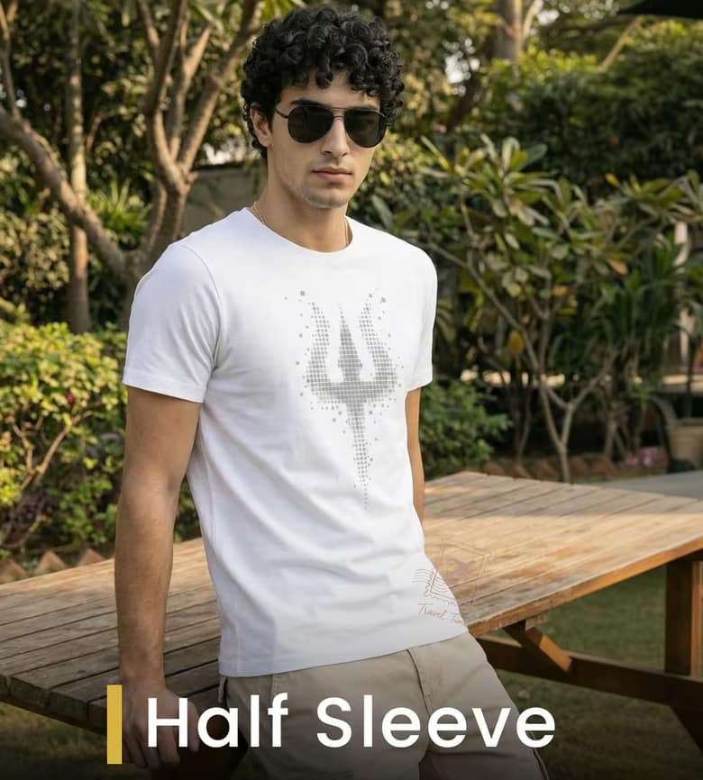 Men Half Sleeve T-shirts by High on Soda