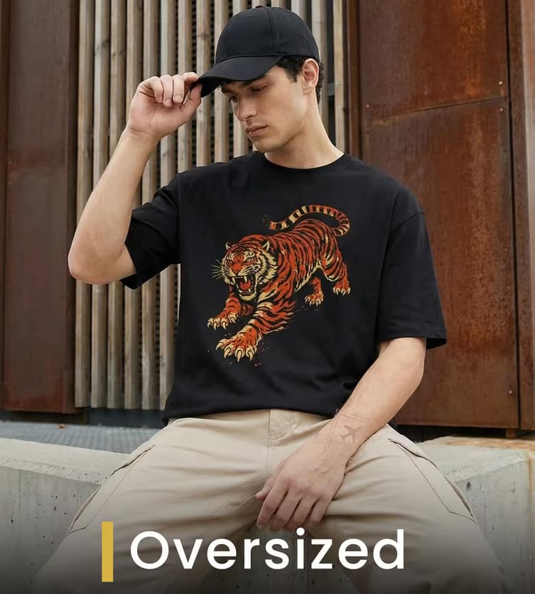 Men Oversized T-shirts by High on Soda