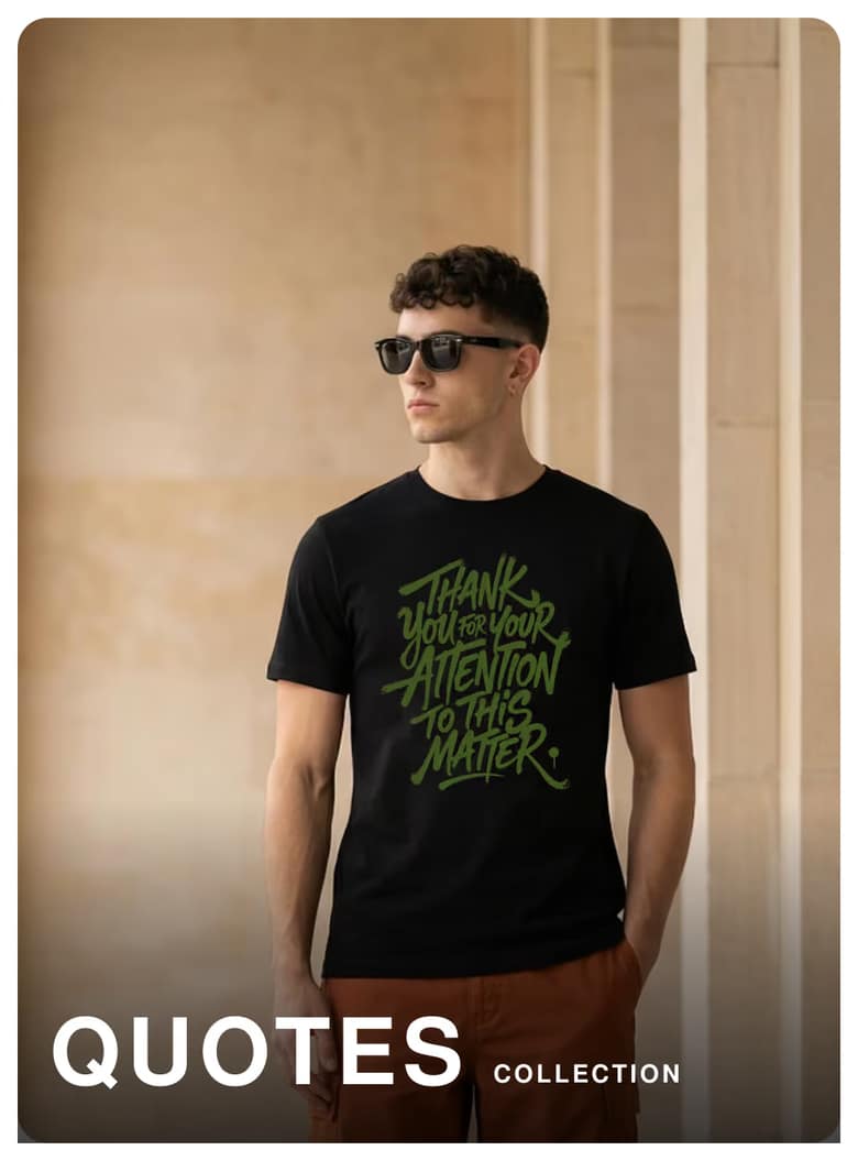 Quotes T-shirts by High on Soda