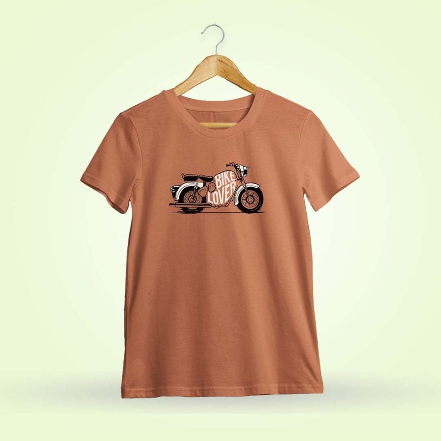 Bike Lover Saffron Bike T-Shirt