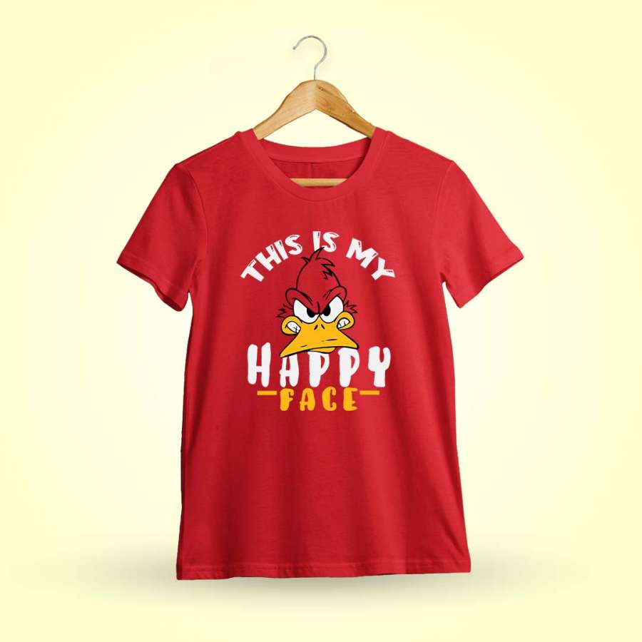 This Is My Happy Face Fun T-Shirt