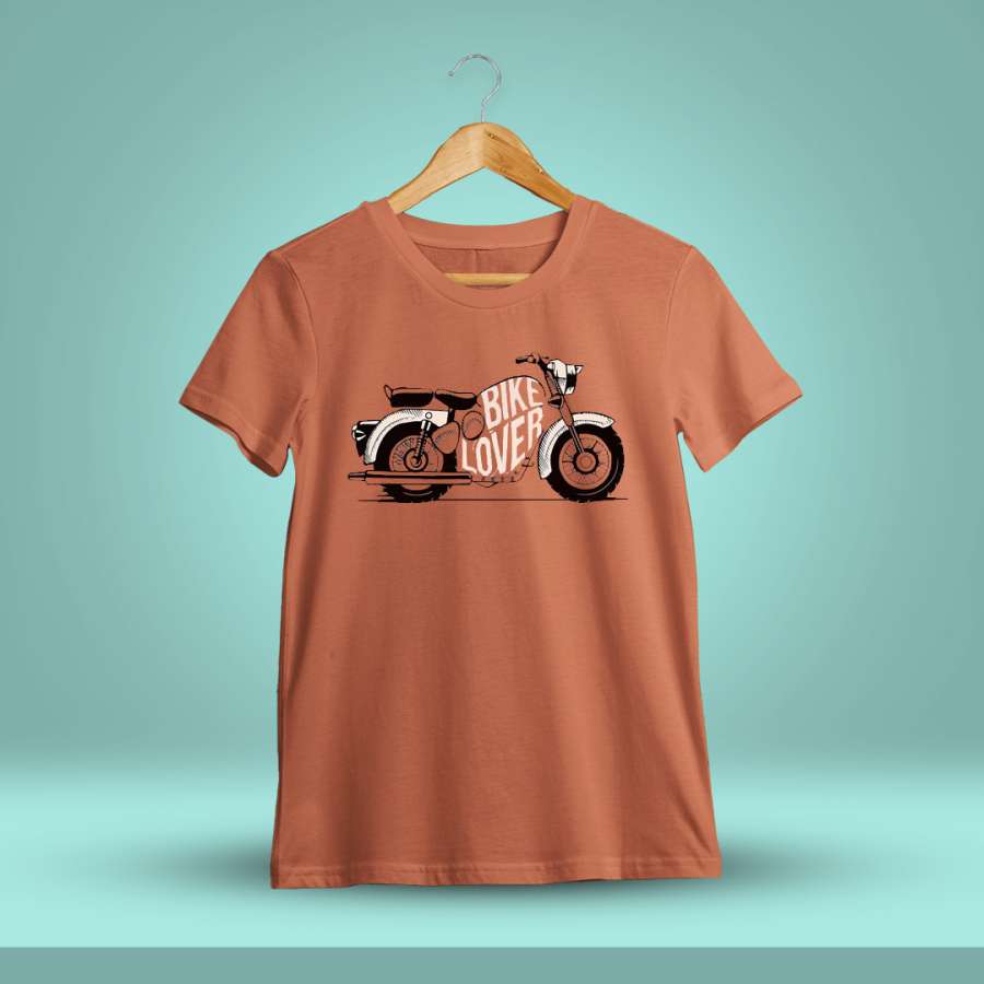 Bike Lover Saffron Bike T-Shirt