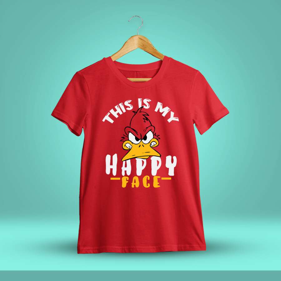 This Is My Happy Face Fun T-Shirt