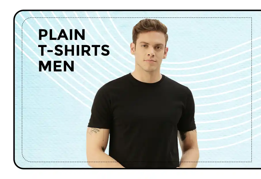 Plain tshirt men